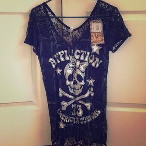 Affliction American Customs shirt sz S