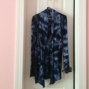 Tie dye blue dress cover