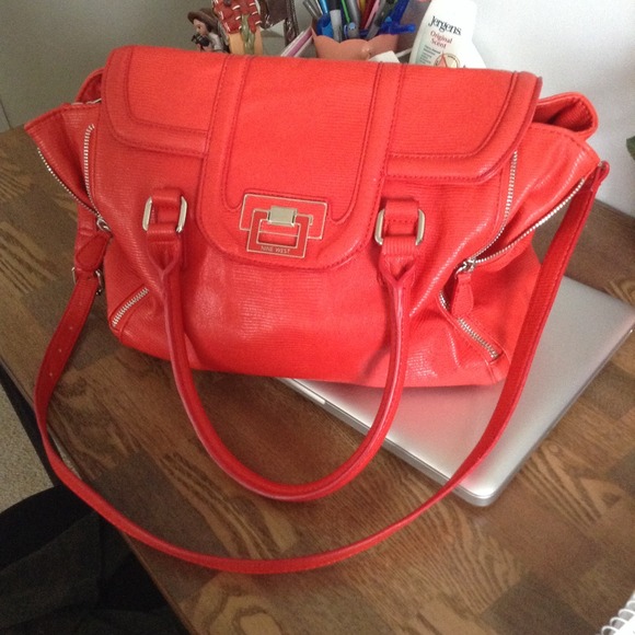 Nine West red/orange purse