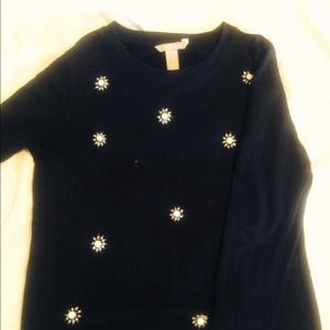 Banana Republic Jeweled Sweatshirt