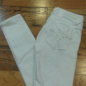Vigoss Studded White Jeans