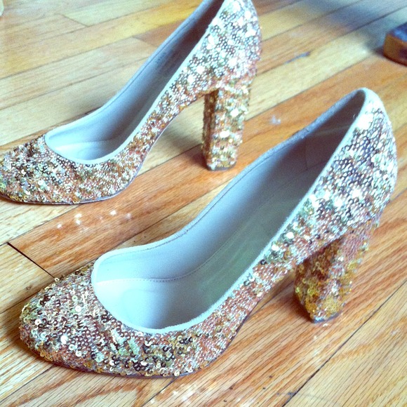 J crew sequin Etta pumps