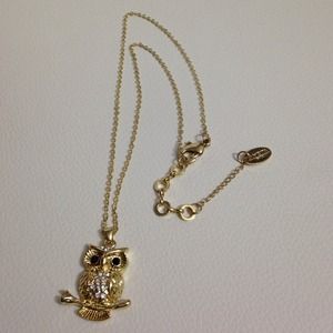 Amrita Singh Gold Owl Necklace