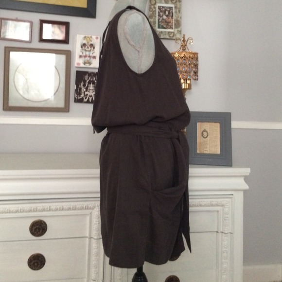 πππAllSaints Linen Jumper, low back, tie waist - Picture 3 of 4