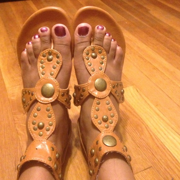 Tan sandals