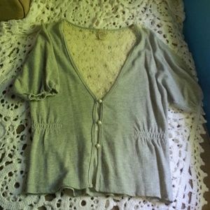 SOLD Short sleeve sweater