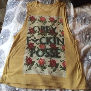 Obey sleeveless posse tank top