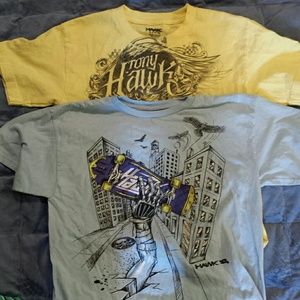 3 Bundle boys shirts and plaid with green shorts