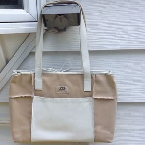 Ugg medium sized canvas and leather bag