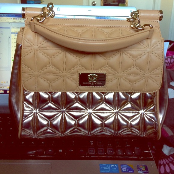 Reduced from $85 patent leather satchel - Picture 1 of 4