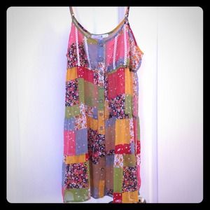 NWT F21 Floral Patchwork Babydoll Dress 🌻👗