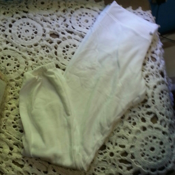 SOLD Victoria's Secret Plain White Campus Pants