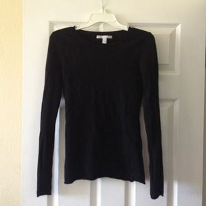 Black cashmere sweater