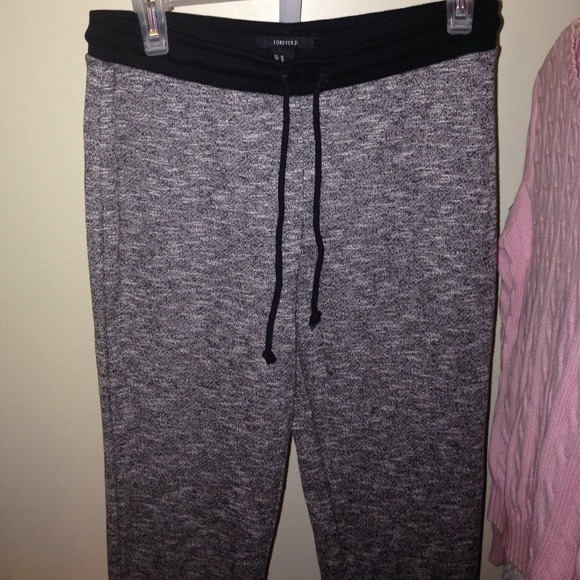 Grey sweatpants from foreever 21