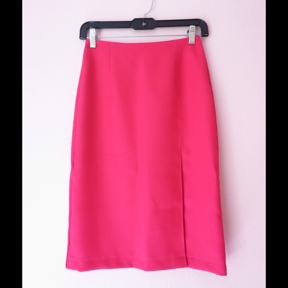 High-Waisted Pencil Skirt