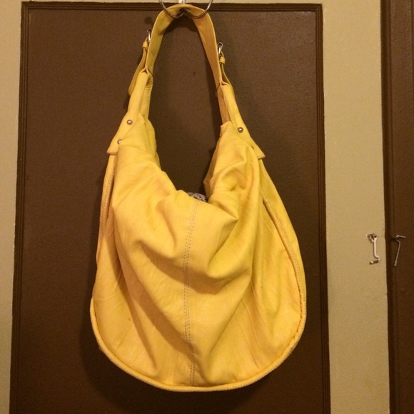 Used Nicole Lee yellow shoulder bag