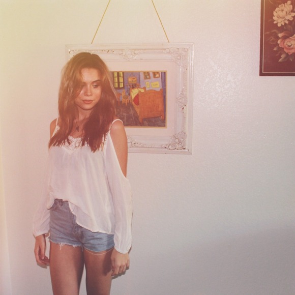 SOLD Boho Peasant Top