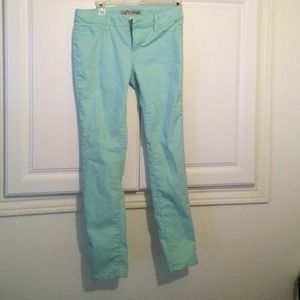 mint skinny jeans