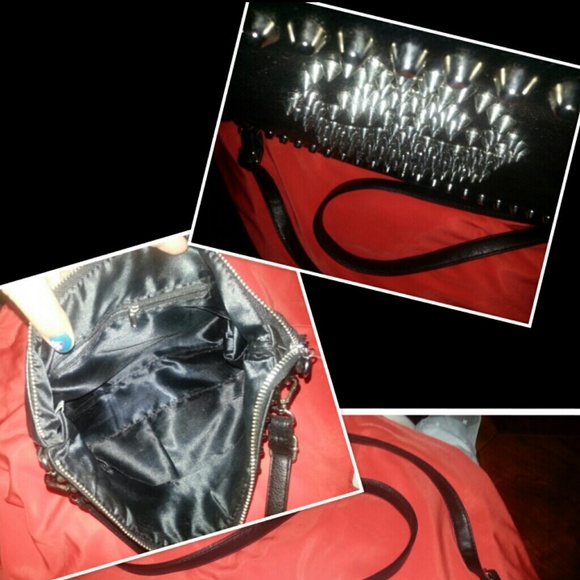 *SOLD* Studs & Spiked skull Cross body handbag - Picture 2 of 4