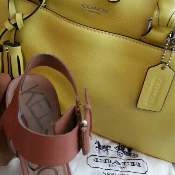 BUNDLE Coach Handbag & sandle