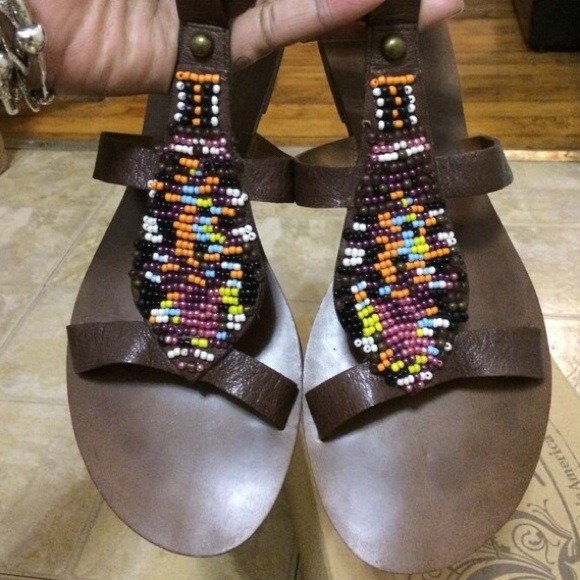 Nine West NWHathor Dark Brown Sandal