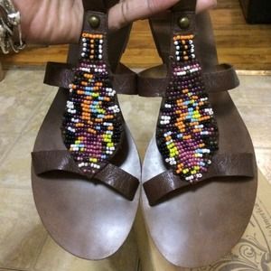 Nine West NWHathor Dark Brown Sandal