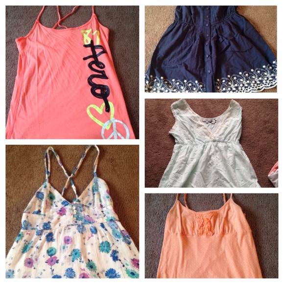 Bundle of 5 summer tanks!