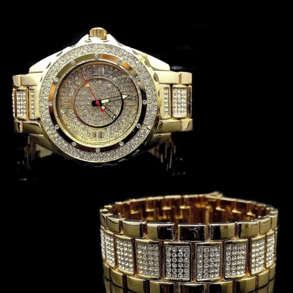 Mans new blingmaster watch and bracelet