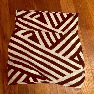 ‼️REDUCED‼️Crazy black and white mini skirt