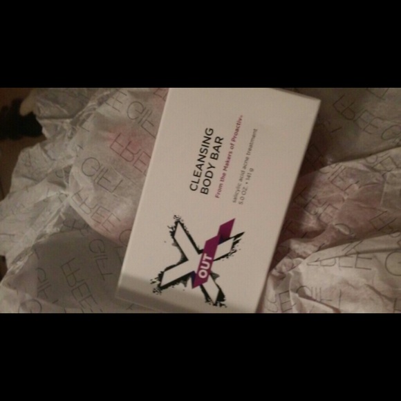 (3) X-out cleansing body bars.