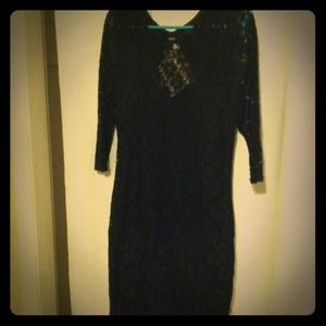 Little black LACE dress