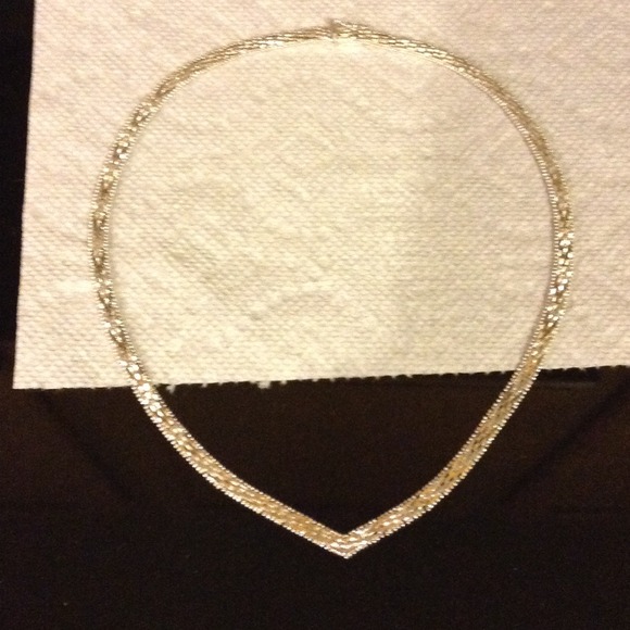 Sterling silver necklace.