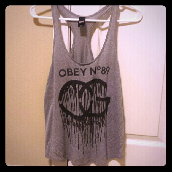 Obey racerback Tank