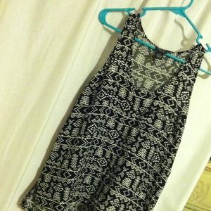 Aztec print pocket tank!