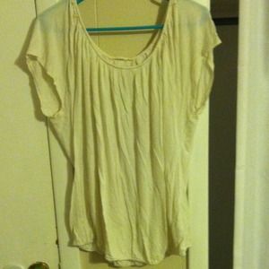 Flowy oversized offwhite shirt