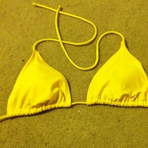 Yellow strong bikini