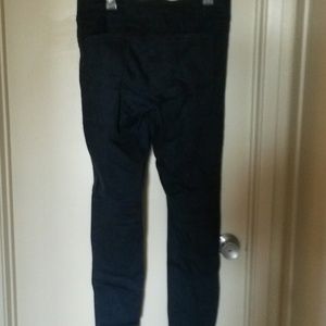 Dark high waisted skinnie jeans