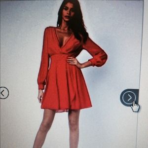 ASOS Skater Dress with Chiffon Cross Front