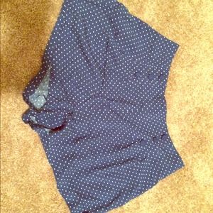 Polka dot shorts pin up rockabilly