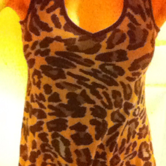 Xhileration xs leopard print top