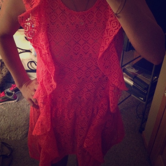 Victoria's Secret pink beach cover up
