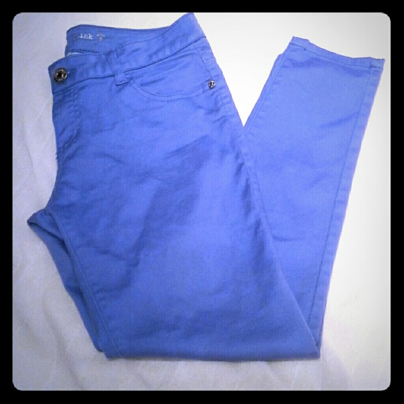 Celebrity Pink Periwinkle Cropped Skinny Jeans
