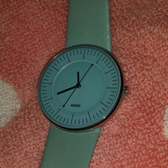Alessi Luna Watch Limited Addition Light Blue - Picture 2 of 4