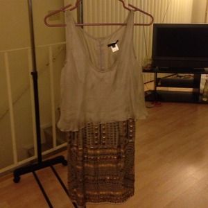 Crash & Burn Metal Appliqué Dress