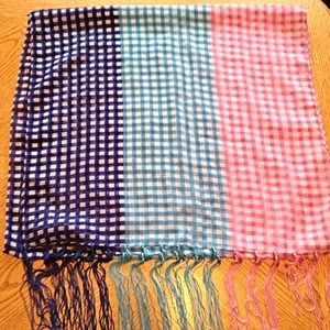 Charming Charlie Accessories - Charming Charlie Gingham Scarf Charming Charlie Accessories - Charming Charlie Gingham Scarf
