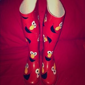 Elmo rain boots