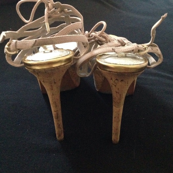 Sling-back cork heels!! - Picture 4 of 4
