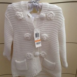 💛 12 Month Angel White Sweater 💛