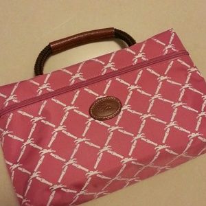 Longchamp nylon handbag.