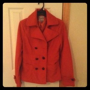 Orange Forever21 Peacoat